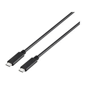 BUFFALO USB3.1 Gen2�P�[�u��(C to C) PD3A 0.5m �u���b�N BSUCC312P3A05BK