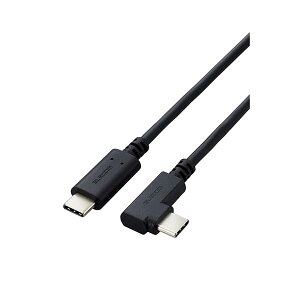 usb c �P�[�u�� USB2.0 Type C & Type C L���R�l�N�^ ���炩 60w USB Power Delivery�Ή� �u���b�N 2m U2C-CCLY20NBK
