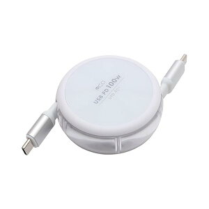 MCO USB Type-C P[u R[h[^Cv y݂ɂ݌vz USB PD100W Ή 1m zCg Z1704