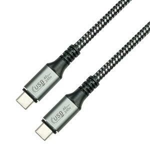[ 40Gbps USB4 Type-C to Type-CP[u240w 1m U4-240WCC10