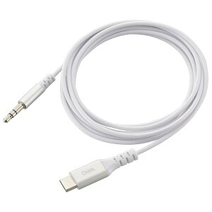 d@AudioComm USBϊP[u Type-CiIXj3.5mmwbhzvO 1.8m SMT-L18SP-W 01-7315
