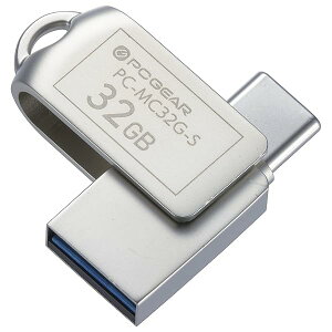d@ PCGEAR_USB[ 32GB TypeC&TypeAΉ PC-MC32G-S 01-0063