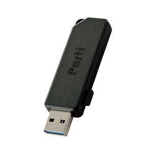 USB������ 32GB USB3.2 (Gen1)�Ή� �X���C�h�V���b�^�[�� �u���b�N MF-SKU3032GBK