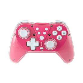 カラフルコントローラー Switch用 有線/無線接続 ピンク 幅155×高さ103×奥行61mm 225g