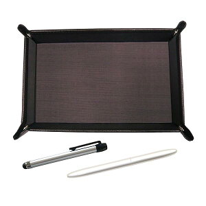 シボチョコカラー牛革ペントレイ メタルタッチ棒銀とブラスダカーポ・ストリームライン ボールペンセット パール軸 TRATYO-ALST-TK12-P