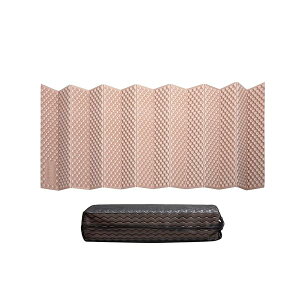 (XA) Aluminum Waffle Mat Lv }bg ܂肽 A~}bg RpNg ۉ CՒf y 183×56×2cm 460g [ܕt (Caramel)