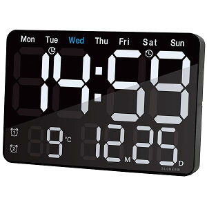 |v fW^ LED  fJ CeA uv Rt t C j BLACK 275 183 30mm LED CLOCK Viento SLW368