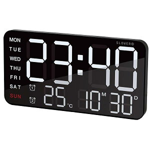 |v fW^ LED  fJ CeA uv t C j BLACK 214 110 28mm LED CLOCK Cielo SLW366