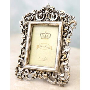 Silver W13×D2×H6cm ���C�����T���� �v�` �t�H�g�t���[�� �f�R�t�����[ CX0033