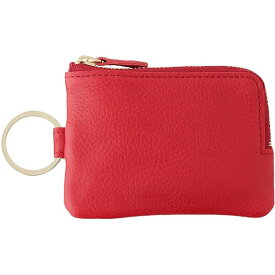 (SLIP-ON) AZ キーポーチ【 レッド 】IAZ-4506RD 本革 イタリアンレザー 小物入れ
