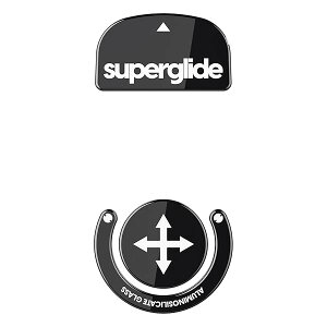 Superglide(Type S) }EX\[ for Logicool Gpro X Superlight }EXtB[g [ KXf EhGbaH ϋv ᖀC Super Smooth ] - Black