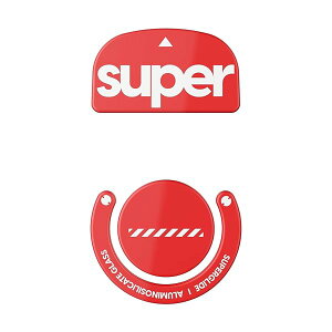 Superglide2(Type C) }EX\[ for Logicool GPROX Superlight }EXtB[g [ KXf EhGbaH ϋv ᖀC Super Smooth ] - Red