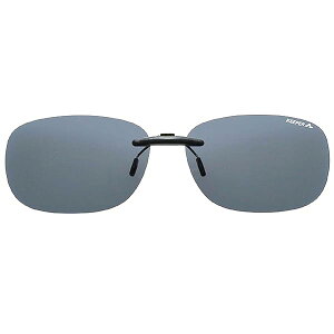 日本製 偏光 &UVカット 99% メガネの上から サングラス クリップ オン KEEPER smart M スモーク 9333-02