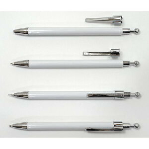 吊り下げチャーム取付可能・加工用真鍮ノックストレートシャープペン 金属クリップ添付 16本パック T22-O-TK175S-16