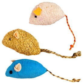 猫 おもちゃ ねずみ ひとり遊び 歯磨き (3個入り)