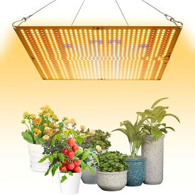植物育成ライトパネル 960個LEDチップ 30CM＊25CM 薄型 フルスペクトル室内栽培 水耕栽培 家庭菜