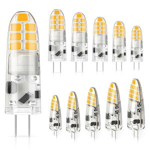 G4���� 12V LED�d�� 2W �n���Q���d��20W���� 200lm �d���F 3000k LED���C�g �񒲌� 10����