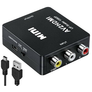 RCA to HDMI �ϊ��R���o�[�^�[ AV to HDMI �ϊ��R���o�[�^�[ RCA �R���|�W�b�g �i�ԁA���A���j 3�F�[