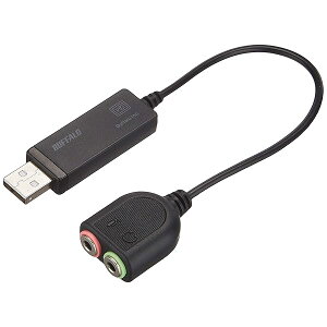 BUFFALO USB�I�[�f�B�I�A�_�v�^�[ BSHSAU105BK