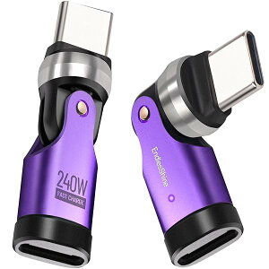 type C to type C �ϊ��A�_�v�^�[ 360°+180°��]usb-c to usb-c�ϊ��R�l�N�^PD 240W �}���[�d USB2.0 480Mbps