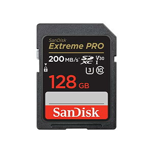 (�T���f�B�X�N) 128GB Extreme PRO SDXC UHS-I �������[�J�[�h - C10�AU3�AV30�A4K UHD�ASD�J�[�h- SDSDXXD-128G