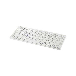 BUFFALO Bluetooth 3.0�Ή� �R���p�N�g�L�[�{�[�h �z���C�g BSKBB310WH