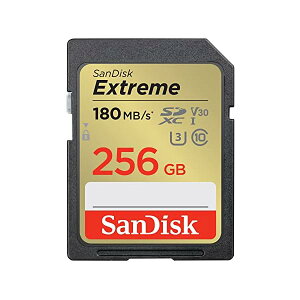 (�T���f�B�X�N) 256GB Extreme (�G�N�X�g���[��) SDXC UHS-I �������[�J�[�h - C10/U3/V30/4K/UHD SD�J�[�h -