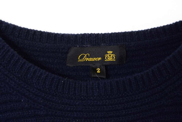 楽天市場】美品 Drawer カシミヤ混 ラグランスリーブ ニット 2  