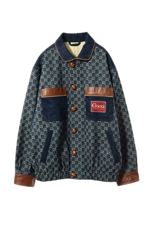 楽天市場】美品 GUCCI エコ ウォッシュド オーガニックデニム ボンバー 