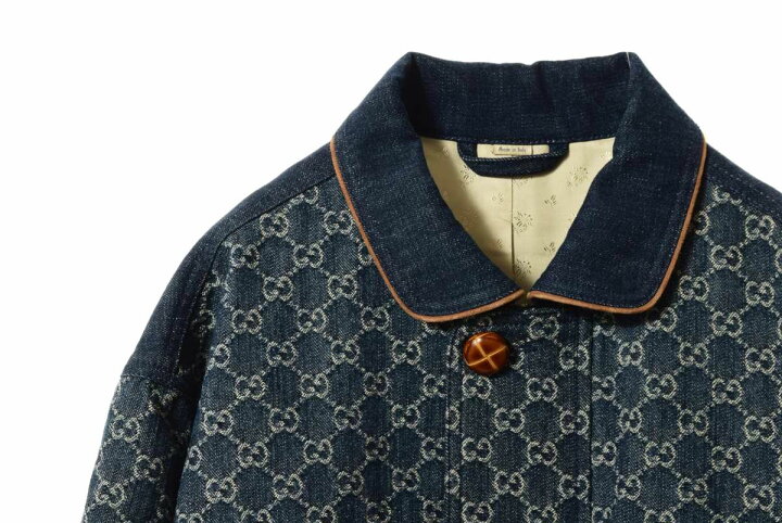 楽天市場】美品 GUCCI エコ ウォッシュド オーガニックデニム ボンバー 