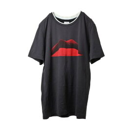 Paul Smith リッププリント Tシャツ L チャコールグレー ポールスミス 【中古】