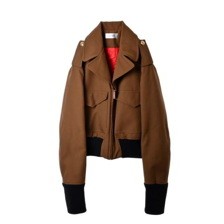 楽天市場】美品 WALES BONNER クロップド ジップ ブルゾン 48 ブラウン 