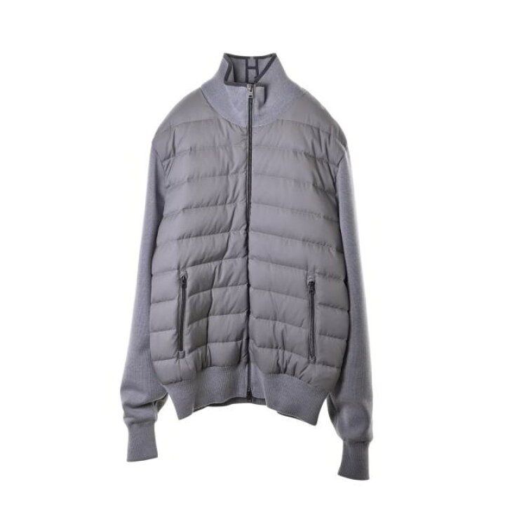 楽天市場】美品 HERNO ウールニット ダウン 切り替え ハイブリッド 