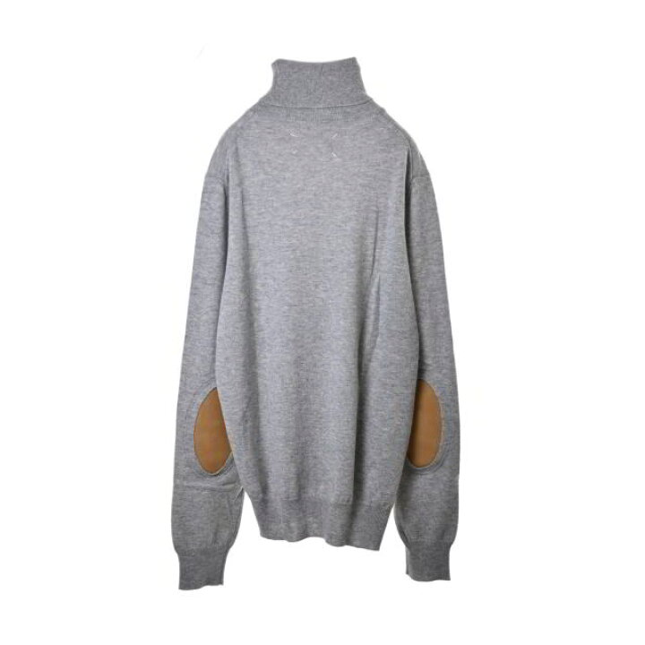 楽天市場】未使用 Maison Margiela エルボーパッチ ウール ハイネック 