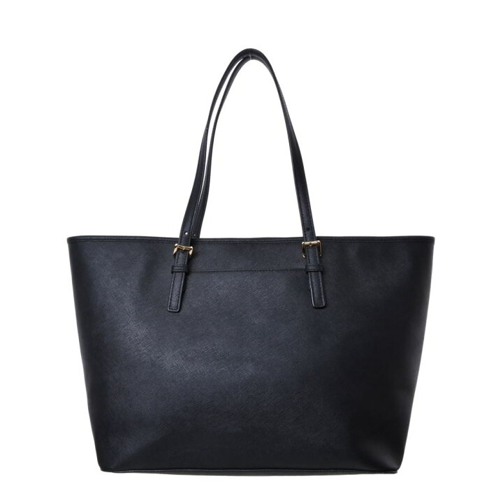 楽天市場】MICHAEL KORS サフィアーノレザー トート バッグ - ブラック 