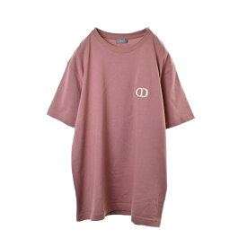Dior CD ICON クルーネック Tシャツ L ピンク ディオール 【中古】
