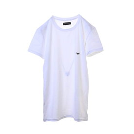 EMPORIO ARMANI GAプリント クルーネック Tシャツ 48 ホワイト エンポリオアルマーニ 【中古】