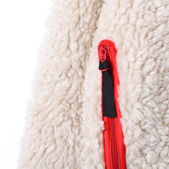 楽天市場】MAISON EUREKA ロング フリースジャケット FREE アイボリー  