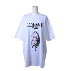 LOEWE × スタジオジブリ 千と千尋の神隠し Tシャツ L ホワイト ロエベ 【中古】