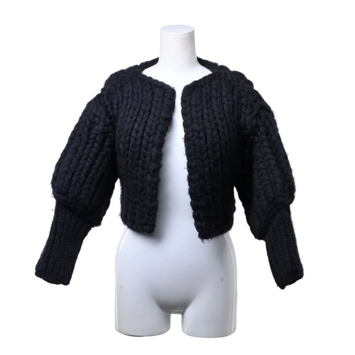 楽天市場】MAYDI ハンドメイド ウール クロップド ニットカーディガン  