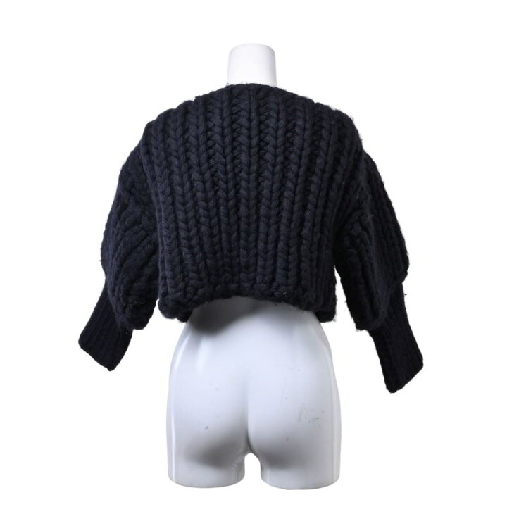 楽天市場】MAYDI ハンドメイド ウール クロップド ニットカーディガン  