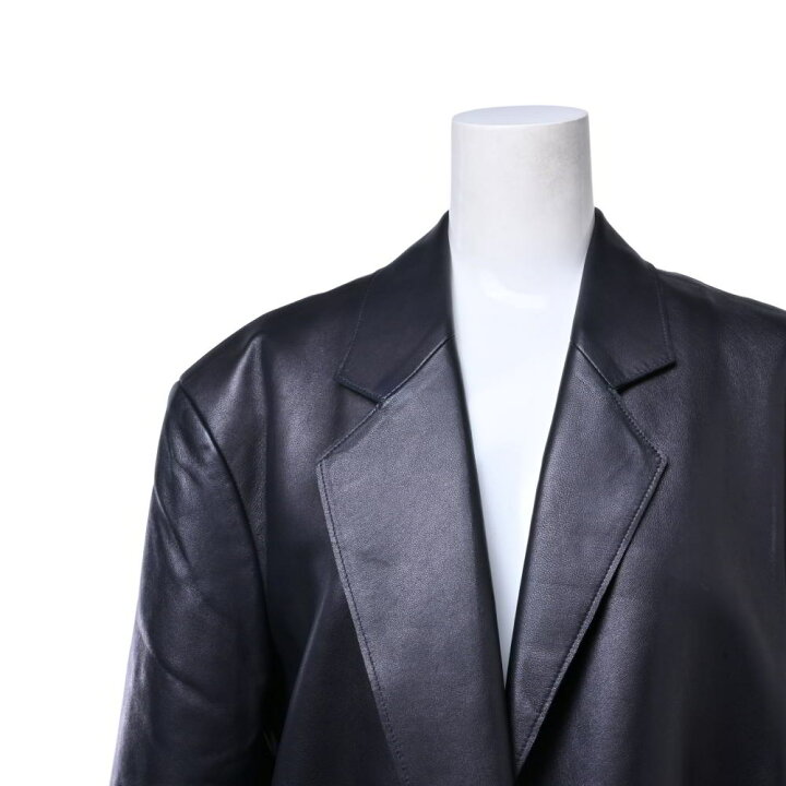 楽天市場】AERON ハンガリー製 レザージャケット 36 ネイビー アーロン  