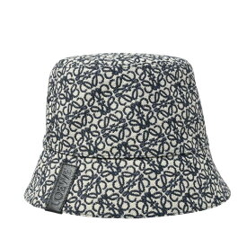 LOEWE K820HB1X13 アナグラム リバーシブル ハット 帽子 - グレー ロエベ 【中古】