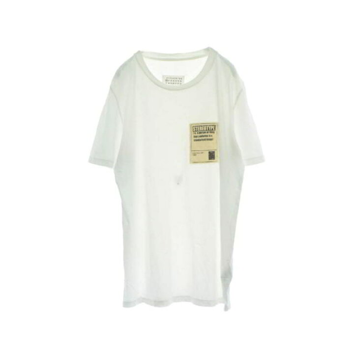 楽天市場】Maison Margiela Stereotype ワッペン Tシャツ 46 ホワイト 