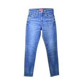美品 RED CARD Anniversary ハイライズ ストレッチ デニム パンツ 22 ブルー レッドカード 【中古】