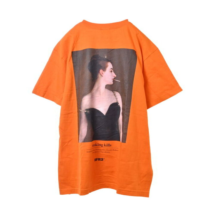 楽天市場】FR2 Smoking Kills プリント Tシャツ M オレンジ エフアール 