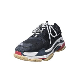 BALENCIAGA トリプルS スニーカー 43 ブラック バレンシアガ 【中古】