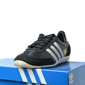 adidas IH5490 JAPAN W レザー スニーカー US7 ブラック アディダス 【中古】