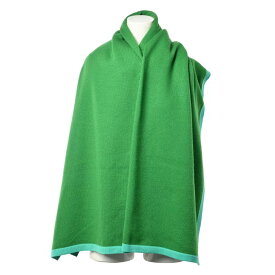 CHANEL 95A P05242V00244 ヴィンテージ ココマーク カシミヤ ストール マフラー ブランケット FREE グリーン シャネル 【中古】