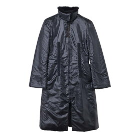 FENDI ナイロン 中綿 ジップ コート 40 ブラック フェンディ 【中古】